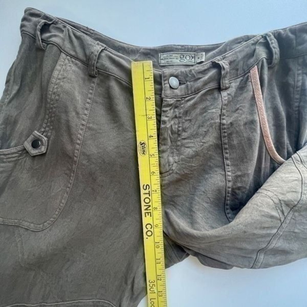 Go by‎ Go Silk Washable Silk Tan Pants, Size 8 - Picture 10 of 12